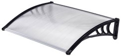 Stříška nad dveře DIY501, 80 x šířka 100 cm, polykarbonátová