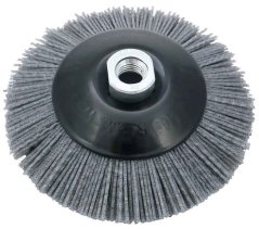 PVC-Bürste, abgewinkelt, 125mm, M14 Gewinde, XL-TOOLS