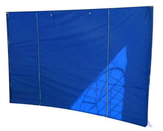Wand FESTIVAL 45, blau, für Zelt, UV-beständig
