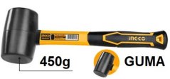 Kladivo guma 450g črna INGCO fiberglas ročaj KLC