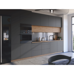 Unterschrank, Eiche Artisan/Graumatt, LANGEN D40S3