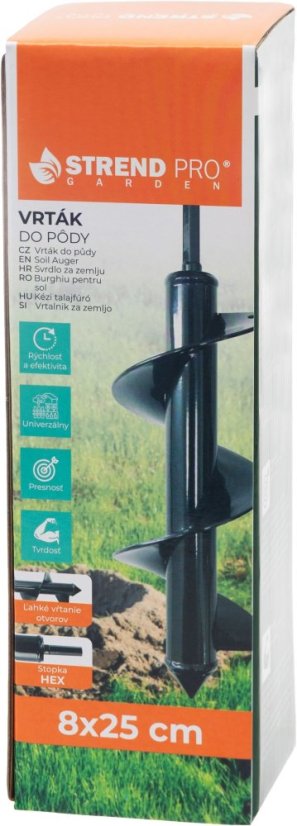 Burghiu de sol Strend Pro, pentru șurubelniță, 8x25 cm