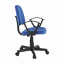 Krzesło biurowe, niebieski/czarny, TAMSON