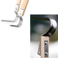 Hacke - FLACHGESCHNITTENE KLAUE - EDELSTAHL - 16/130 cm KLC