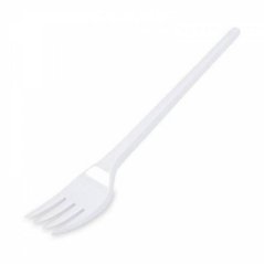 Vilice (PP) za večkratno uporabo bele 18,5 cm, 50 kos KLC