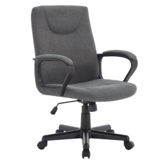 Bürostuhl, dunkelgrau/schwarz, REVIN