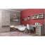 Kleiderschrank 4D1S, Nairobi Kastanie/Onyx, JESI NEU