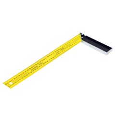 Zimmermannswinkel 400x156mm gelb ALU KLC