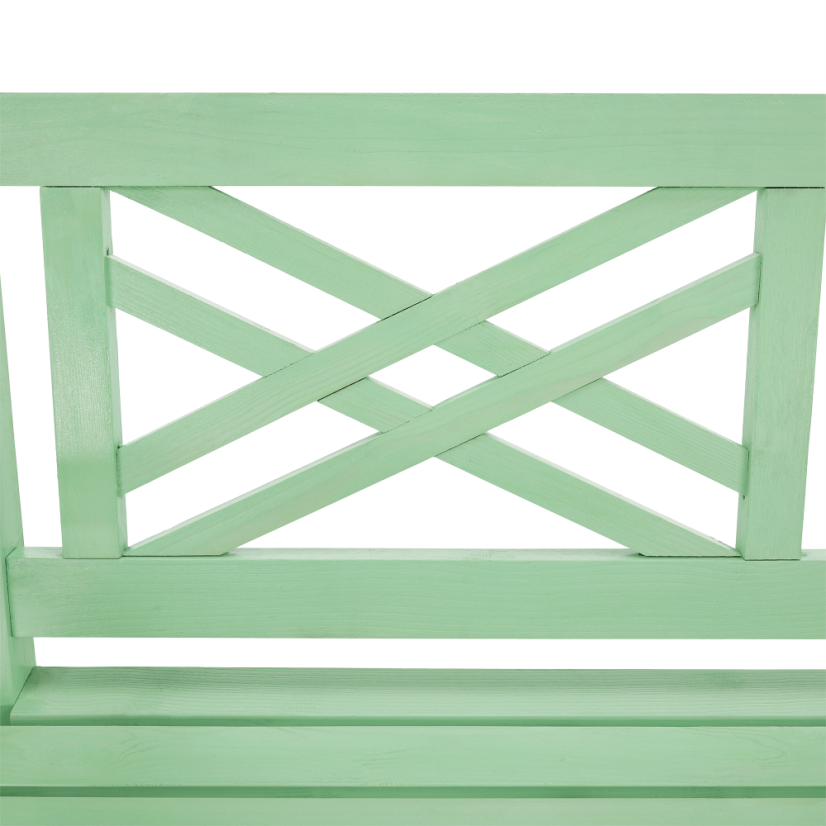 Gartenbank aus Holz, neo-mint, 124 cm, FABLA