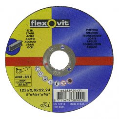 Kotouč flexOvit 20436 180x2,5 A24R-BF41, řezný na kov