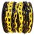 Lant SLC 6 mm, L-25 m, plastic, galben-negru, avertisment (akce)