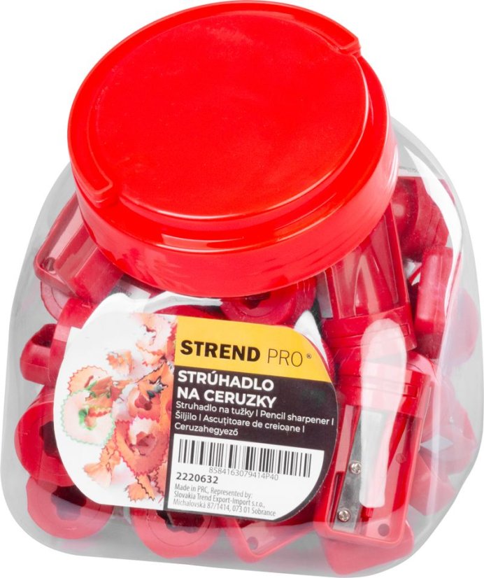 Strend Pro Bleistiftspitzer, im Karton mit 40 Stück, Spitzer