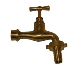 Ventil zahradný 1/2" + 3/4" mosadzný