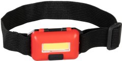 Čelovka Strend Pro Headlight, COB LED, 3xAAA, 6x4x1,8 cm, mix farieb (čierna, biela, červená), Sellbox 12 ks