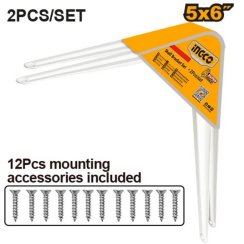 Konzola 12x15cm, sada 2ks INGCO