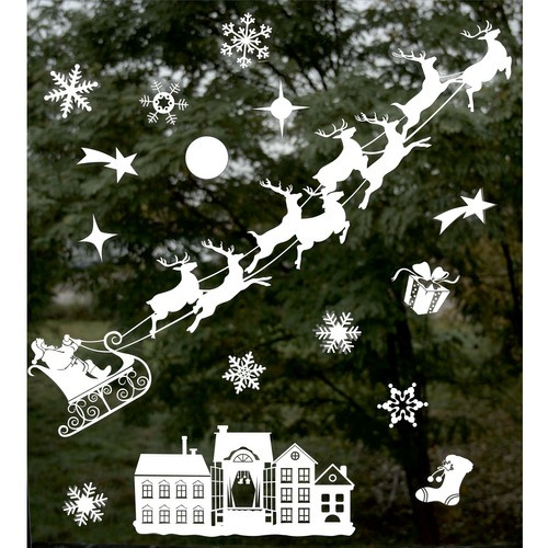 Weihnachtsfensteraufkleber Ruhhy 22305