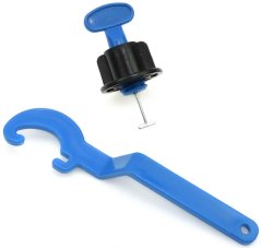 Vorbereitungsset zum Nivellieren von Fliesen und Pflastersteinen - 50-tlg. Clips + Schlüssel, GEKO