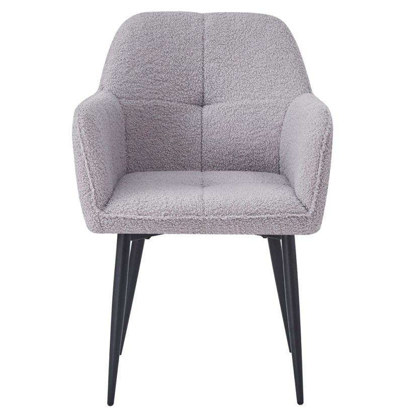 Esszimmerstuhl, grau/schwarz, SENER