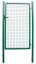 Vrata Strend Pro METALTEC ECO, 1000/2000/50x50 mm, kvadratni okvir, zelena, enokrilna, vrtna, ZN+PVC, RAL6005