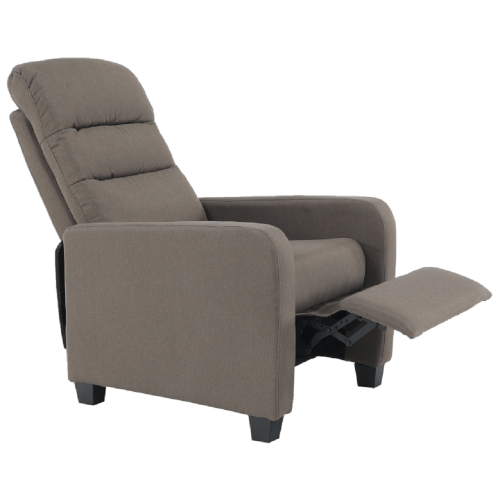 Krzesło relaksacyjne, brązowe, TURNER