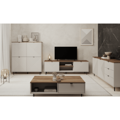 Couchtisch, Kaschmir/Castello-Eiche, EYCO 2S/110