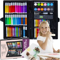 Zestaw malarski w etui 86 elementów (akce)
