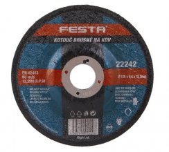 Brusni disk za metal 125x6,4/22,2