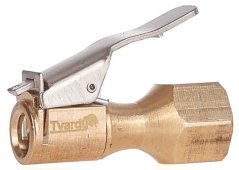 Medeninasta konica za pištolo za napihovanje pnevmatik z manometrom, 8 mm 1/4", TRDA
