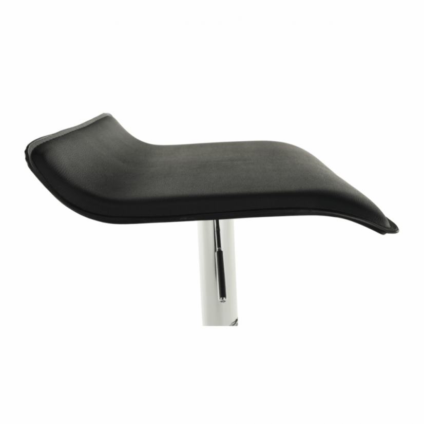 Barhocker, Kunstleder schwarz/chrom, LARIA NEU