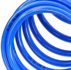 Wąż spiralny z szybkozłączami STOP PU 8/12mm 20 m, GEKO