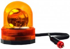 Výstražná lampa s magnetem, výška 15 cm, 12 V, GEKO