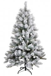 MagicHome karácsonyfa Harry, havas fenyő, 150 cm