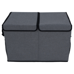 Sklopiva kutija za pohranu, siva/crna, DETER