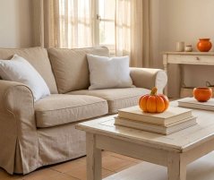 Dekoracja MagicHome Nature, Dynia, terakota, 13.80x13.80x11 cm