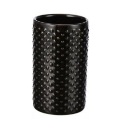 Keramička čašica za četkicu za zube MADRID crna