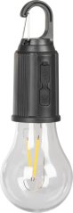 Strend Pro lámpa, kemping, LED, 100 lm, 400 mAh, USB-C töltés, izzó, izzó