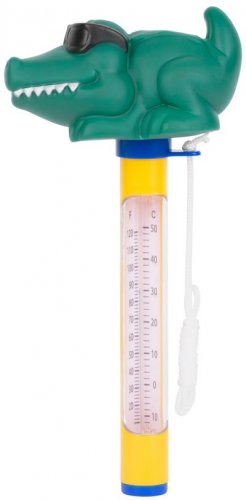 Thermometer Strend Pro Pool, schwimmend, Alligator, Pool
