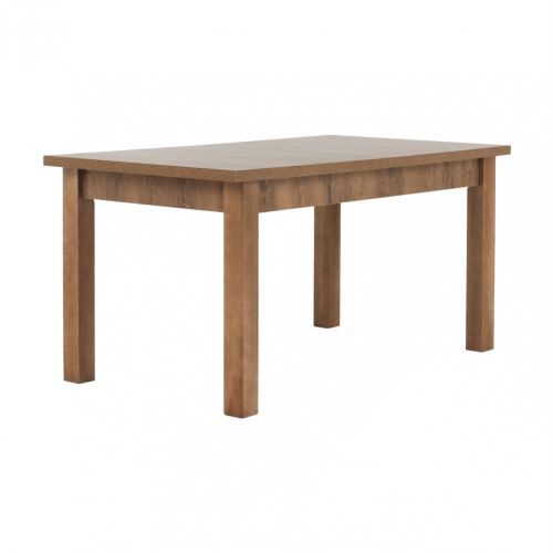 Jedilna miza, zložljiva, temni hrast Lefkas, 160-203x90 cm, MONTANA STW