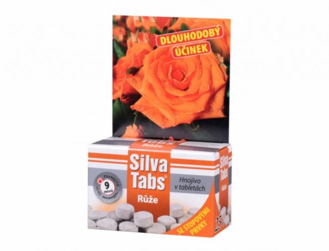 Hnojivo na RŮŽE v tabletách (kvetoucí keře) Silva tabs 25ks