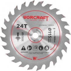 Kotouč Worcraft CMCS-S20LiB,115x9,5 mm, 24T, pilový