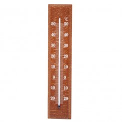 Drewniany termometr pokojowy 29 cm KLC