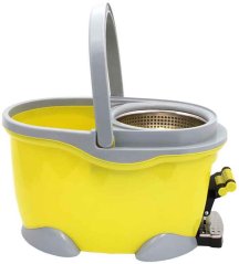 Wischmopp mit Eimer mit Metallpedal, XL-TOOLS