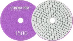 Kotúč Strend Pro Premium P1500, 100 mm, leštiaci, diamantový, suchý zips, za mokra leštenie brúsenie