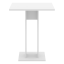 Jedálenský stôl, biela, 67,5x67,5 cm, EVERET (akce)