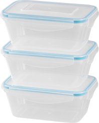 Zestaw śniadaniowy MagicHome YH416, prostokątny, zestaw 3 szt., 700 ml, 172x115x71 mm