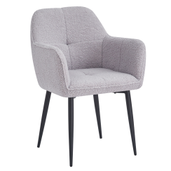 Jedilni stol, sivo/črn, SENER