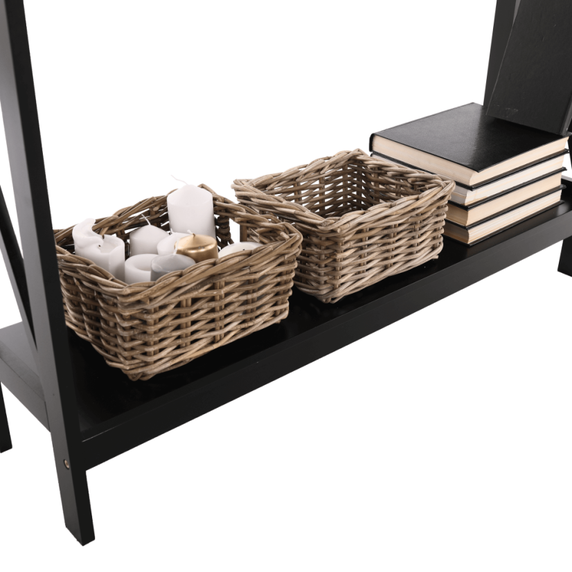 Konsolentisch, schwarz, APOLOS (akce)