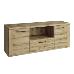 Stolik RTV 2D1S/135, dąb navarra, DORSI