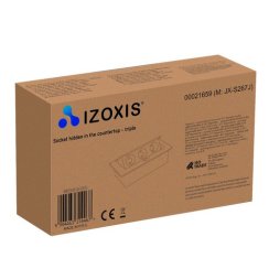 Gniazdo ukryte w blacie - potrójne Izoxis 21659