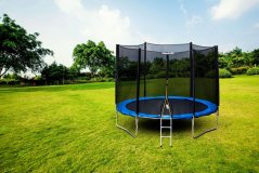 Záhradná trampolína s vonkajšou sieťou 10 ft 304-312 cm + rebrík (akce)